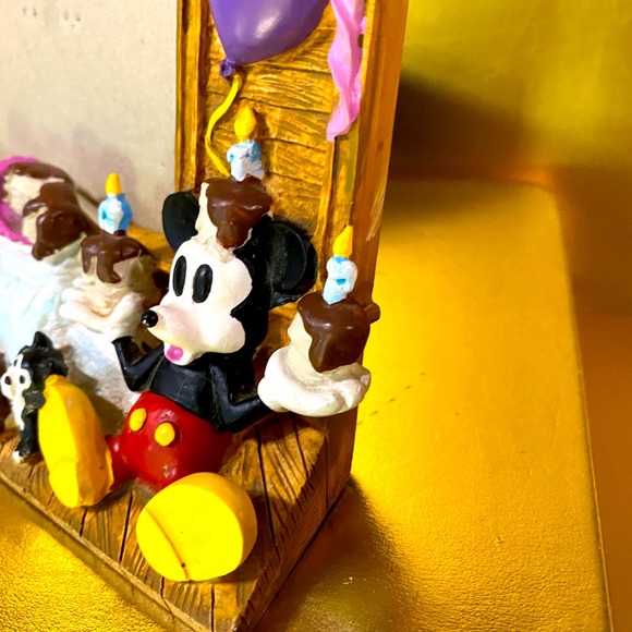 DISNEY STORE EXCLUSIVE VTG 90’s 3-D MICKEY & FRIENDS HAPPY BIRTHDAY PARTY FRAME - Picture 14 of 16